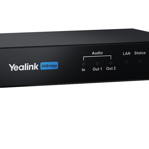 Yealink AV Bridge,CM50/CM20-Ready,Extension for A/V,Compact Pro Audio,Essential Tuning Built-In,Effortless Setup