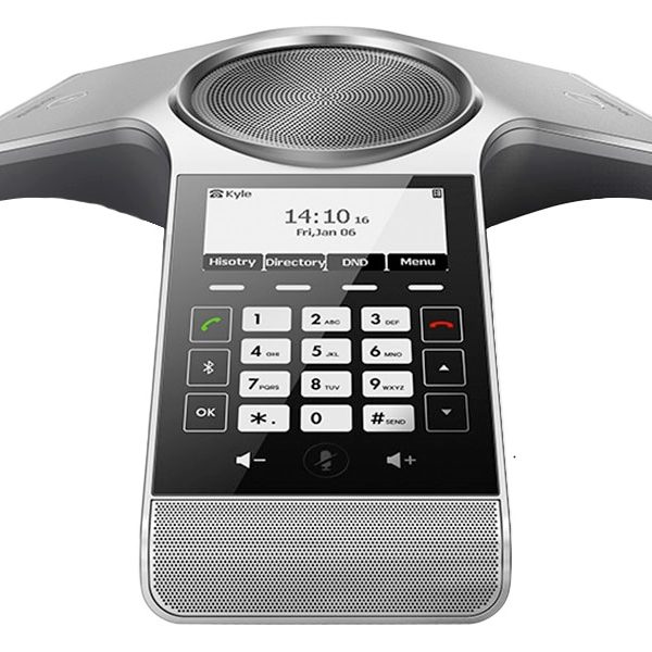 Yealink CP930W Wireless DECT Conference Phone,Huddle Room With Up to 6 People,Noise Proof Technology,Voice Pickup,Hybrid UC Meeting,Touch Keyboard