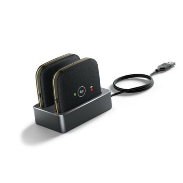 Yealink CPW65 2x Wireless DECT Microphones, includes 2x CPW65, Charging cradle and 40cm USB Cable, Suitable for CP965 Only