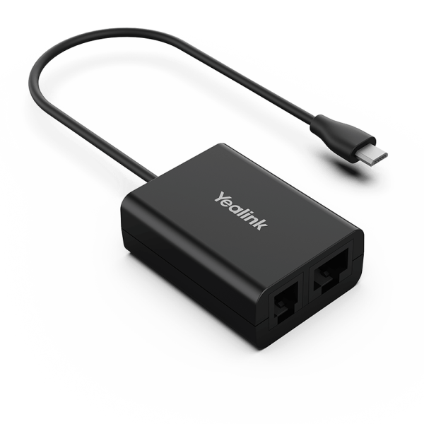 Yealink EHS61 Wireless Headset Adapter for WH62/3, Compatible with Unify/Mitel/Yealink T27G/29G/4xG