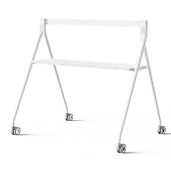 Yealink Floor stand for MeetingBoard 65' with Tray, Fit for Yealink MeetingBoard 65', Wheeled for easy transport Stable, Durable Base Practical, White