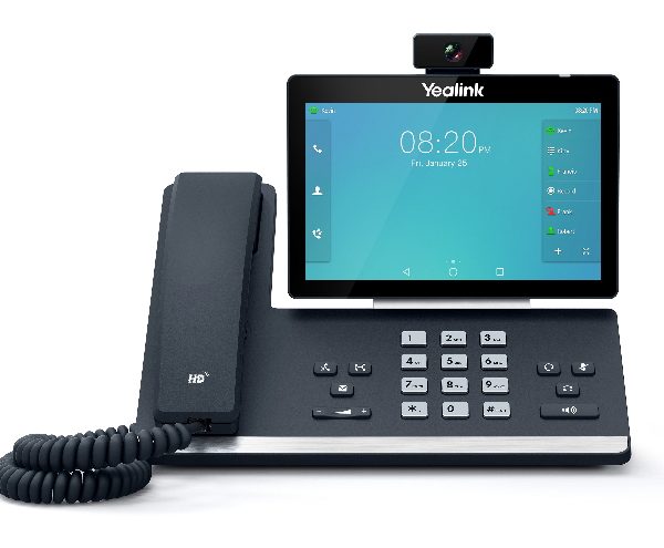 Yealink T58A-C 16 Line IP HD Android Video Phone, 7' 1024 x 600 colour touch screen, HD voice, Dual Gig Ports, Built in Bluetooth and WiFi, EOS