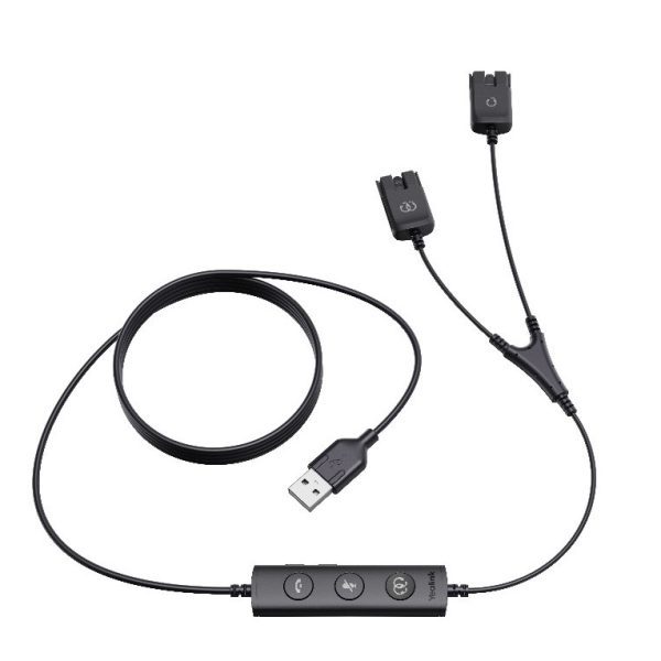 Yealink USB/QD Trainer Cable(1PCS), Y Cable - USB/QD Trainer Cable for YHS series