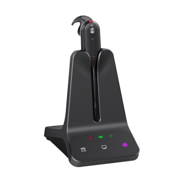 Yealink WH63 E2 Convertible DECT Wireless Teams Headset 8 hours talk time185m Wireless range Dual microphone Multi-device Connectivity
