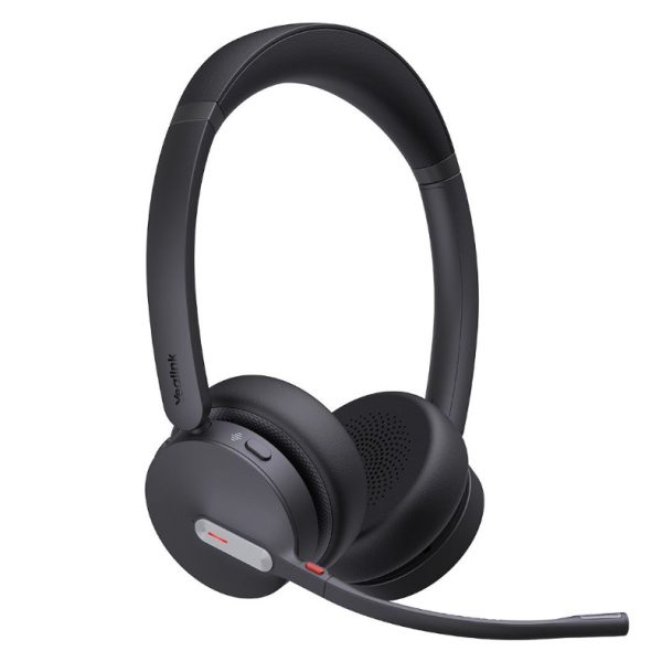 Yealink WH64 Hybrid Dual Teams DECT Wireless Headset, DECT & Bluetooth Wireless Technology, 3-Mic Noise Cancellation, DECT Dongle USB-A WDD60