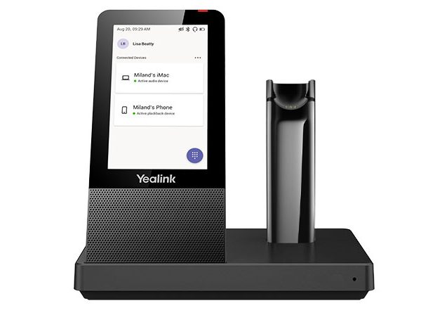 Yealink WHB670 Replacement DECT Base with Touch Screen for WH67 MS and UC Headsets