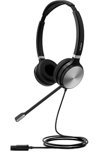 Yealink YHM361 Premium Wideband QD Mono Headset for Yealink IP Phones, QD cord not included, Noise-canceling, HD Voice Quality, Lightweight
