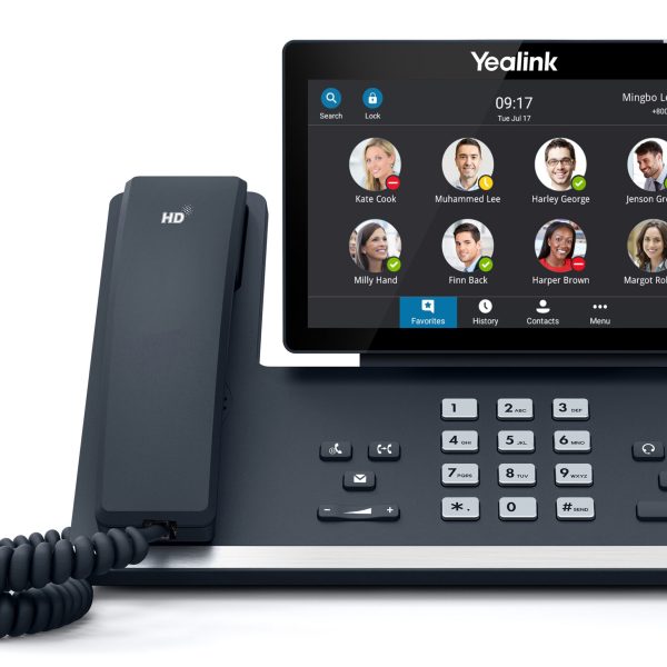 Yealink ZOOM-MP58-WH Zoom Edition Wireless Bluetooth Handset (Power Adapter & Wall Mount Bracket Optional), HD Audio, Android, Noise Proof Technology