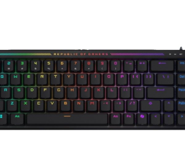 ASUS ROG Falchion Ace HFX 65% Compact Gaming Keyboard, Magnetic Switches,  Interactive Touch Panel, Dual USB-C Ports