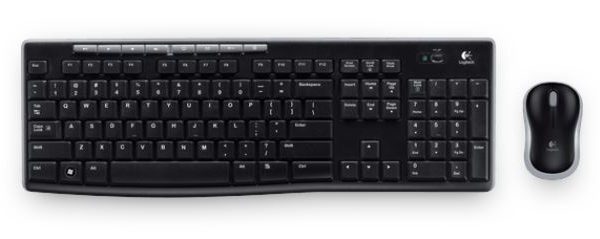 Logitech MK270R Wireless Keyboard and Mouse Combo 2.4GHz Wireless Compact Long Battery Life 8 Shortcut keys