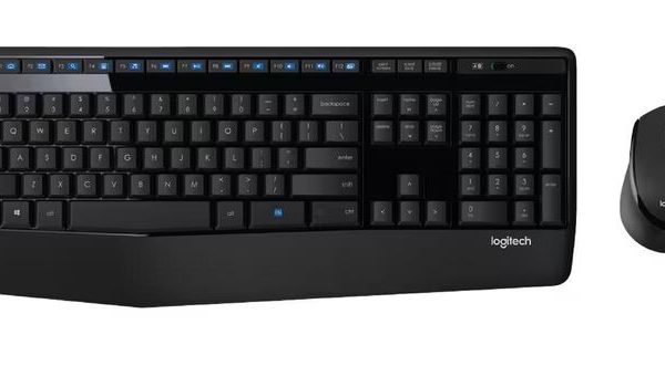 Logitech MK345 Wireless Keyboard & Mouse Combo Full Size 12 Media Key Long Battery Life Comfortable (NEW!!)