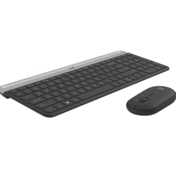 Logitech MK470 Slim Wireless Keyboard Mouse Combo Nano Receiver 1 Yr Warranty (LS)