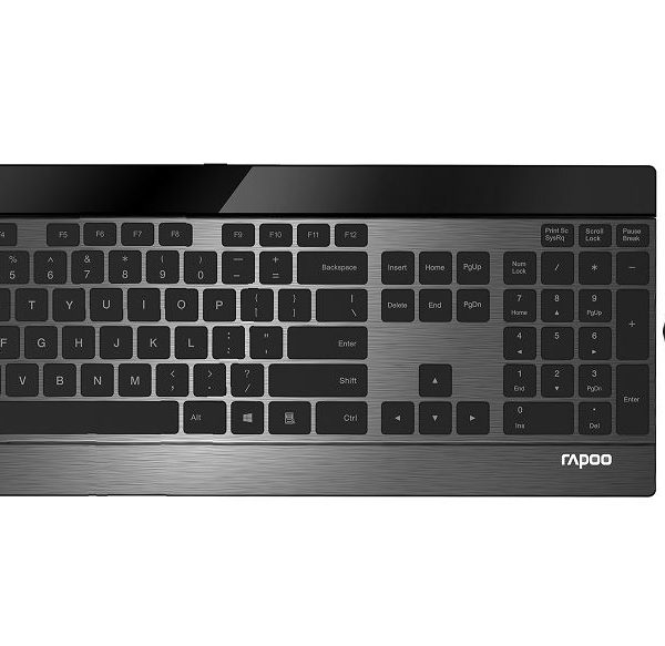 RAPOO 9900M Multi-mode Wireless Ultra-slim Keyboard & Mouse - Bluetooth 4.0, 2.4G Multi-Mode Switch, Ultra-Slim Keys, Adjustable DPI