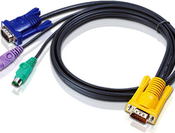 Aten KVM Cable 1.2m with VGA & PS/2 to 3in1 SPHD to suit CS7xE, CS13xx, CS17xxA, CS17xxi, CL5xxx, CL10xx, KL91xx, KN91xx