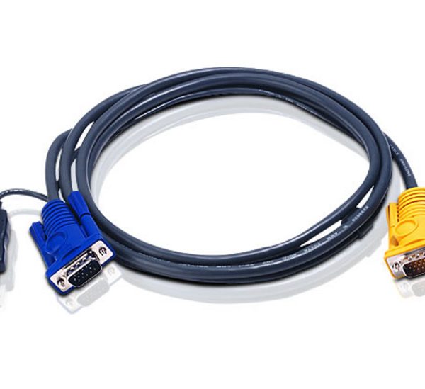 Aten KVM Cable 1.8m with 3 in 1 SPHD to VGA & USB