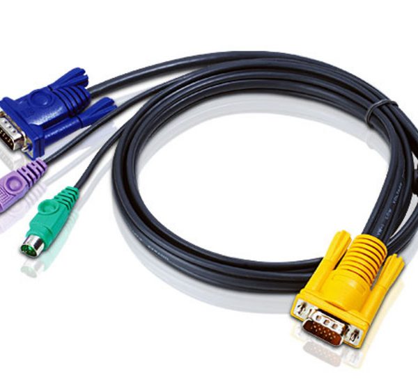Aten KVM Cable 3m with VGA & PS/2 to 3in1 SPHD  to suit CS7xE, CS13xx, CS17xxA, CS17xxi, CL5xxx, CL10xx, KL91xx, KN91xx