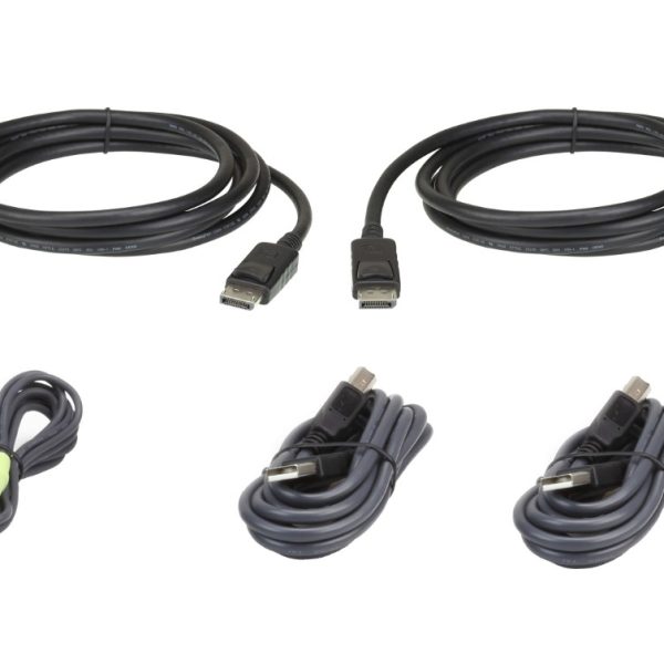 Aten 1.8m USB DisplayPort Dual Display Secure KVM Cable Kit