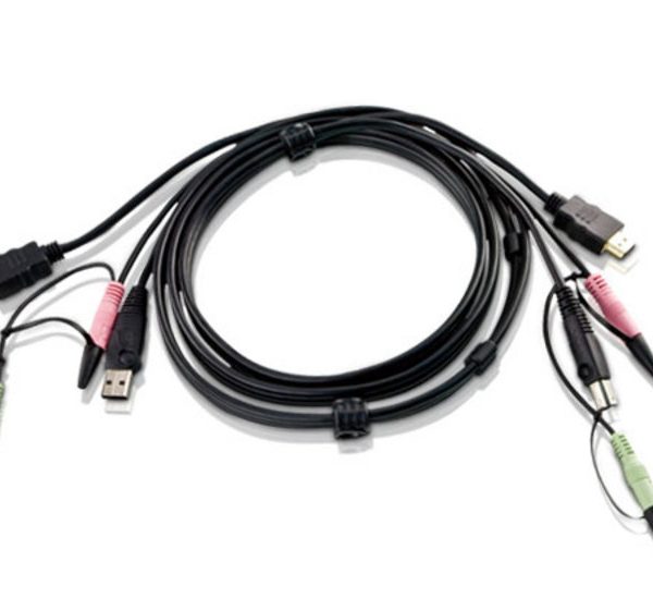 Aten KVM Cable 1.8m with HDMI, USB & Audio to HDMI, USB & Audio