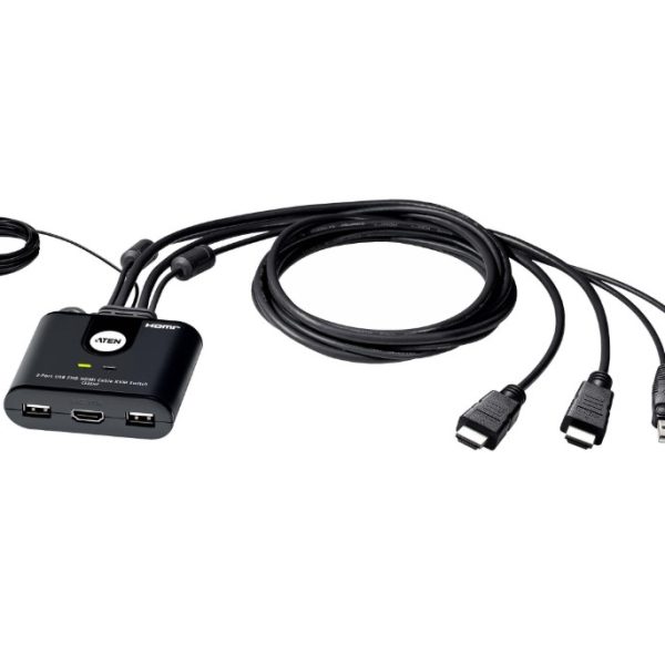 Aten 2-Port USB Full HD HDMI Cable KVM Switch