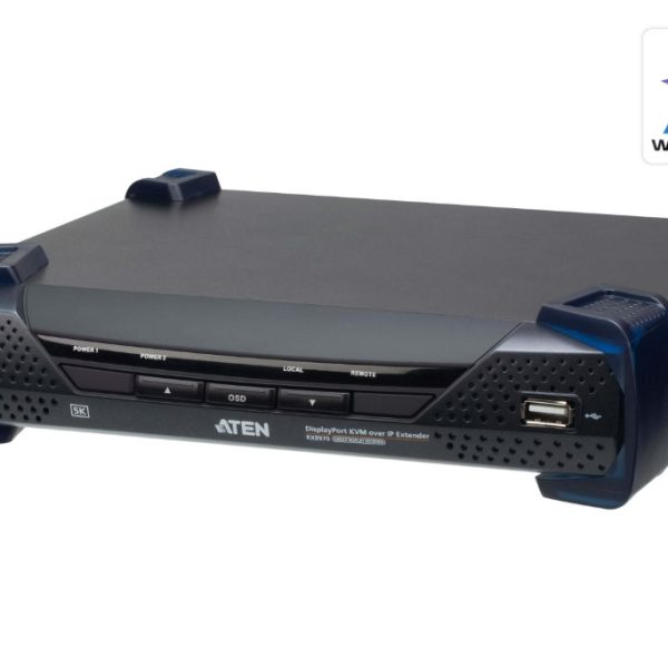 Aten 5K DisplayPort KVM over IP Receiver with Boundless Switching and Support for Video Walls