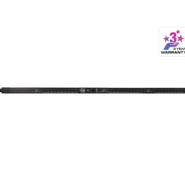 Aten 32A 30-Outlet 3-Phase Metered eco PDU with Dual Ethernet port supporting 1Gbps