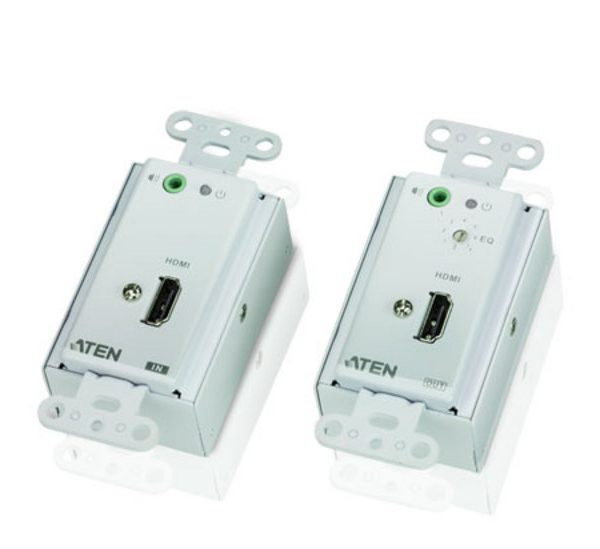 Aten HDMI Over Cat 5 Extender Wall Plate - up to 1080p@60Hz (40m), 1080i@60Hz (60m)' (PROJECT)