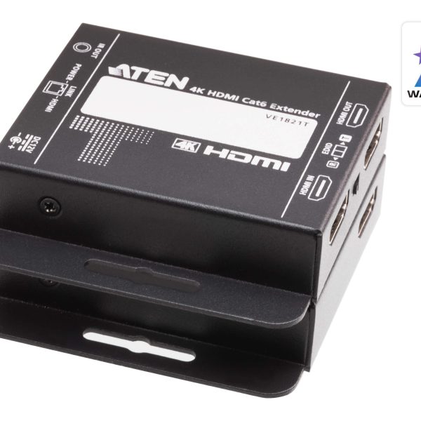 Aten 4K HDMI Cat6 Extender Kit with Power-Over-Cable Technology