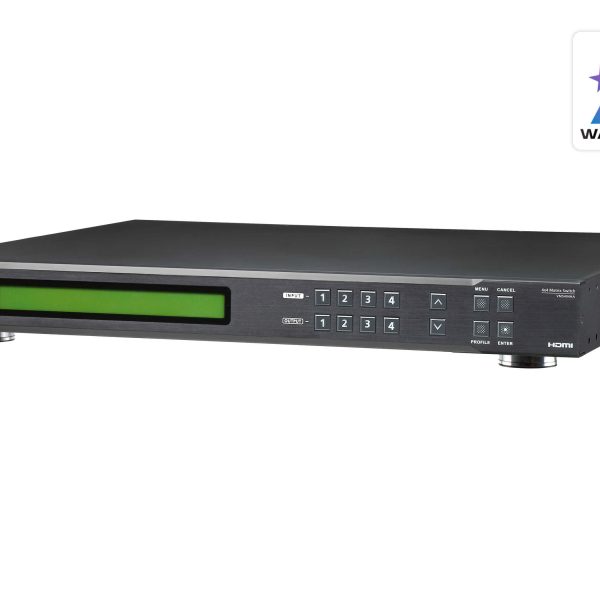 Aten 4 x 4 HDMI Matrix Switch with Scaler, Seamless Switching, FrameSync and Intuituve web GUI