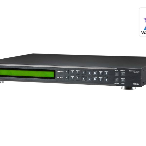 Aten 8 x 8 HDMI Matrix Switch with Scaler, Seamless Switching, FrameSync and Intuituve web GUI