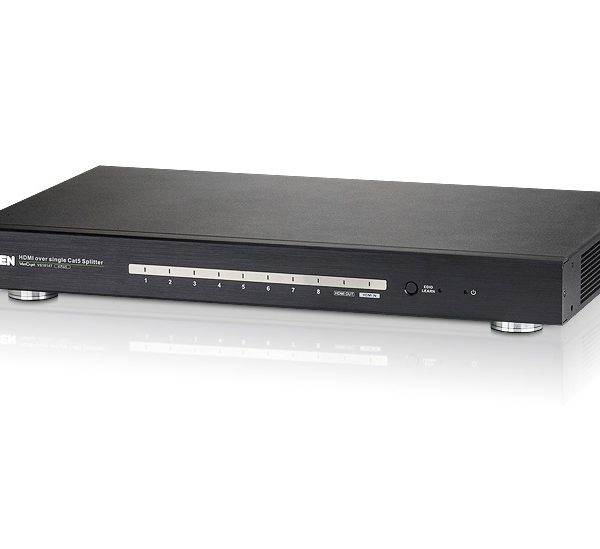 Aten Professional Video Splitter 8 Port HDMI Over Single Cat 5 Splitter, Ultra HD 4kx2k & 1080p Full HD
