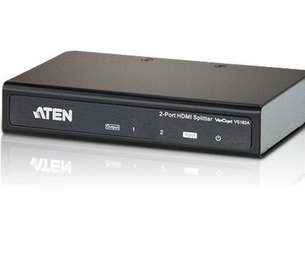 Aten Video Splitter 2 Port HDMI 4K Splitter 340MHz, Ultra HD 4kx2k & 1080p Full HD, Supports Dolby True HD