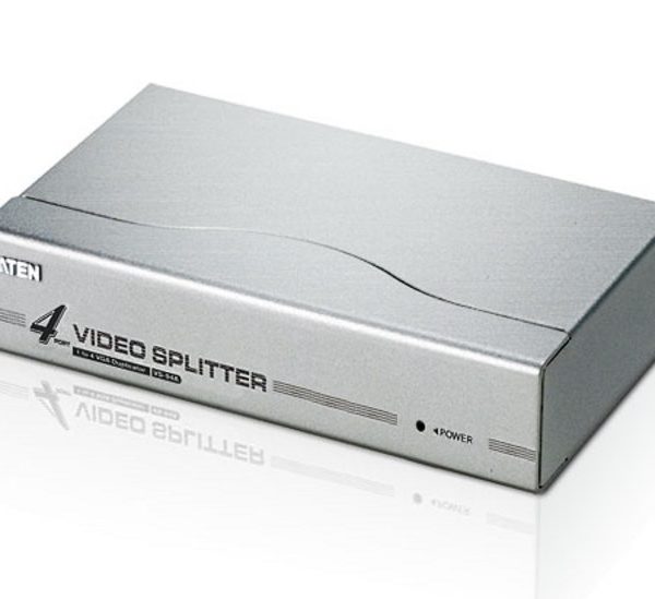 Aten Video Splitter 4 Port VGA Splitter 350MHz, 1920x1440@60Hz Max, Cascadable to 3 levels (Up to 64 Outputs)