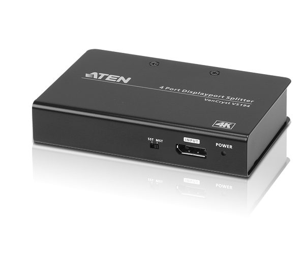 Aten Video Splitter 4 Port DisplayPort 4K Splitter, 4096x2160 / 3840x2160@60Hz, Supports Extend Mode & Split Mode
