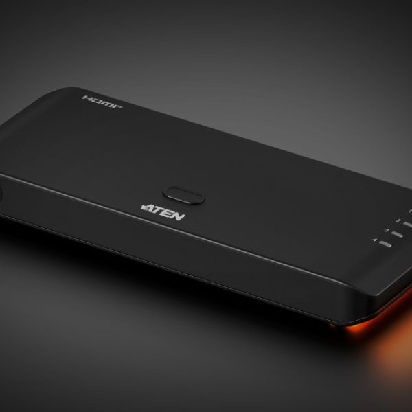 Aten Essential 4-Port True 4K HDMI Switch, HDMI switch for home entertainment, four HDMI sources on a single True 4K display, LPCM 7.1, Dolby®