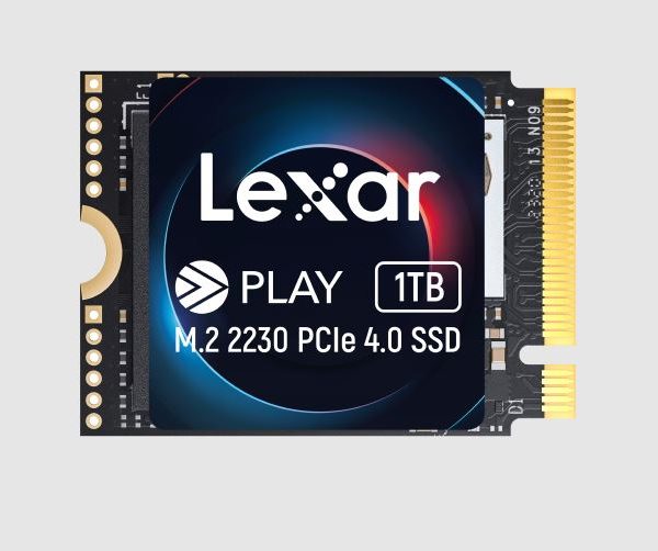 Lexar LNMPLAY001T-RNNNG Internal SSD Play 1TB M.2 2230 PCIe Gen 4x4 NVMe SSD up to 5200MB/s read, 4700MB/s write