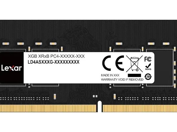 Lexar LD4AS016G-B3200GSST 16GB, DDR4 3200 SO-DIMM Laptop Memory, CL22 - Blister