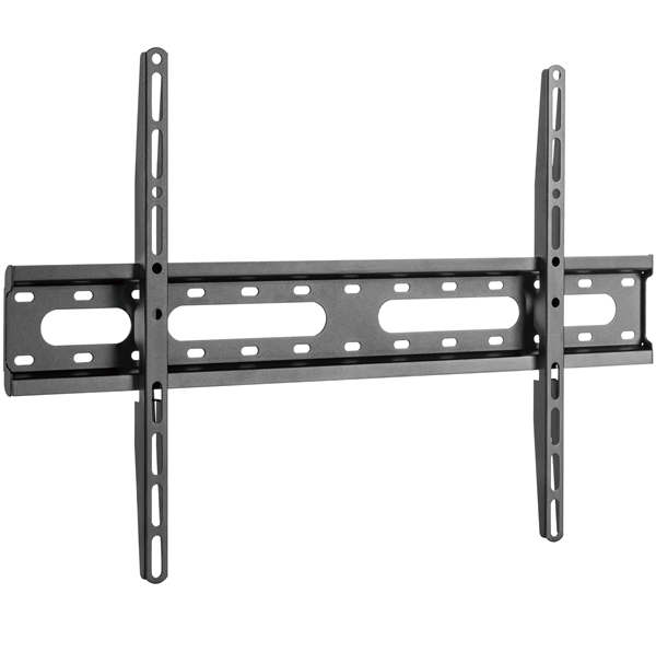 Brateck KL31-46F Super Economy Fixed TV Wall Mount, Fit Screen Size: 37'-80' Up to 45 KG, Fine Texture Black, 635x420x27mm (new)
