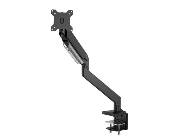Brateck Single Monitor Heavy-Duty Gas Spring Aluminum Monitor Arm Fit Most 17'-35' Monitor Up to15kg per screen (LS)