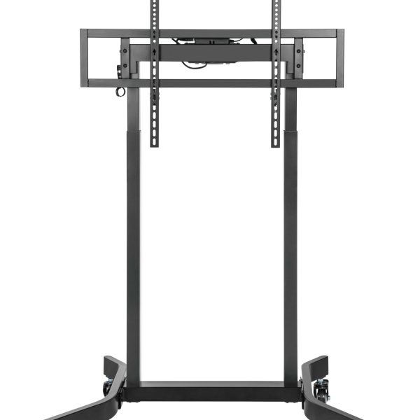 Brateck Standard Motorized TV Cart Fit 55'-100' Up to 120kg- Matte Black , VESA Compatible: 200x200 up to 800x600 （LS）
