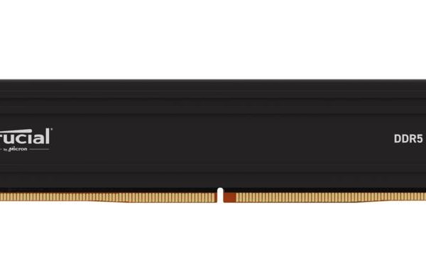 Crucial Pro 32GB (1x32GB) DDR5 UDIMM 6000MHz CL40 Black Heat Spreader Overclocking Support Intel XMP AMD Ryzen Desktop PC Gaming Memory