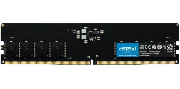 Crucial 64GB (1x64GB) DDR5 UDIMM 5600MHz CL46 Desktop PC Memory