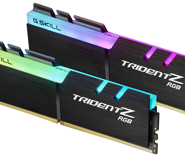 G.SKILL F4-3600C18D-32GTZR 32GB (2 x 16GB)/ PC4-28800 / DDR4 3600 Mhz/ Timings 18-22-22-42/ Voltage 1.35V/ Trident Z RGB