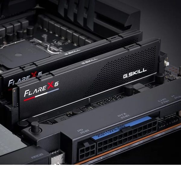 G.SKILL F5-6000J3636F16GX2-FX5 32GB (2 x 16GB)/ DDR5 6000 MT/s/ Timings 36-36-36-96/ Voltage 1.35V/ Flare X5