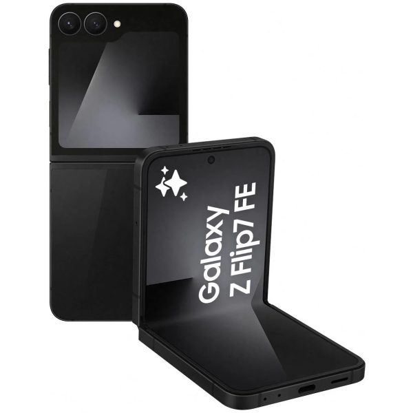 Samsung Galaxy Z Flip7 FE 5G 256GB - Black *AU STOCK*, 6.7', Full HD+, 120Hz, 8GB/256GB, 50MP/10MP, Single+ eSIM, 4000mAh, 2 Years Warranty