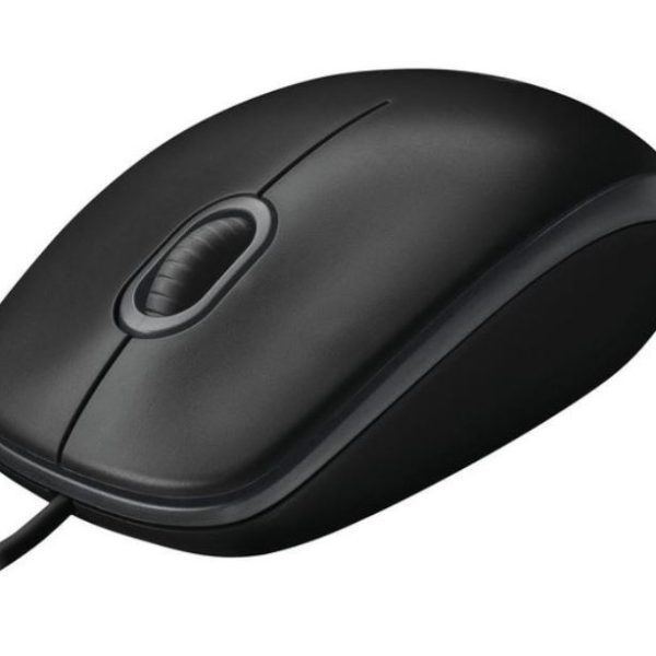 Logitech B100 Optical USB Mouse 800dpi for PC Laptop Mac Tux Full Size Comfort smooth mover 3yr wty