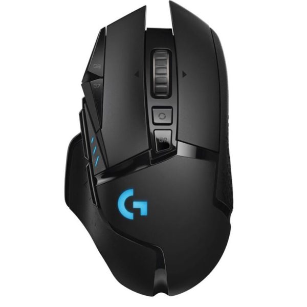 (LS) Logitech G502 Lightspeed USB Wireless Gaming Mouse 1ms 16000 DPI Mechanical Button Shifting POWERPLAY RGB Lighting 114g 16g weight