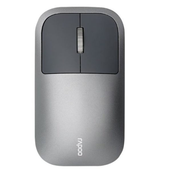RAPOO M700  SILVER Wireless Mouse 2.4G/BT 5.0 1300DPI Long Battery Life Wireless Charging