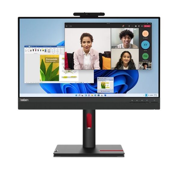 LENOVO ThinkCentre Tiny-in-One 23.8'/24' FHD TOUCH 60Hz 1920x1080 16:9 4ms Height Adjust Tilt Swivel Pivot Webcam Mic HDMI DP IPS USB3.2 Anti-glare