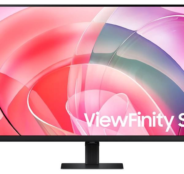 Samsung ViewFinity S7 27' 4K UHD IPS Monitor 3840x2160 16:9 5ms PiP HDR10 DP HDMI USB-A Tilt VESA Eye Saver Mode Flicker Free Black 3YR WTY