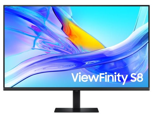 Samsung 37' ViewFinity S8 UHD 4K 3840x2160 HDR10 16:9 60Hz 5ms 350 nits HDR DP HDMI USB-C HUB 90W Dock LAN HAS Tilt Swivel VESA Gaming Monitor >34' 32